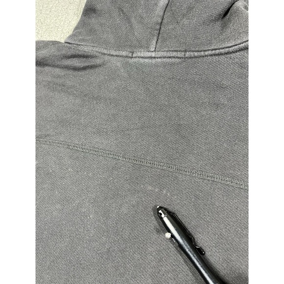 John Elliot Co Villain Side Zip Black Pullover Hoodie size 2 Made USA - Picture 6 of 11